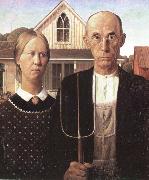 grant woods malning american gothic unknow artist